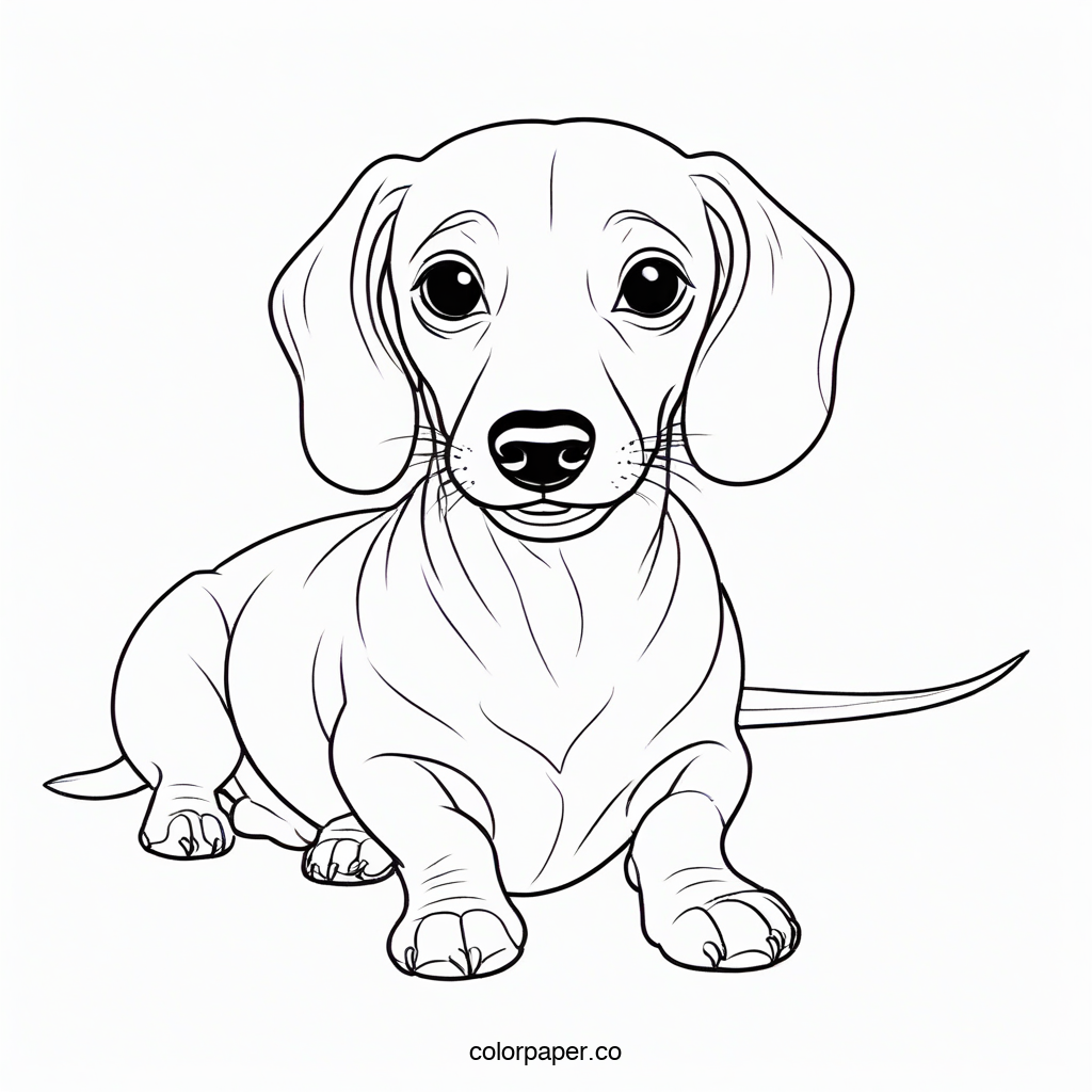 Charming Dachshund Posing Scene