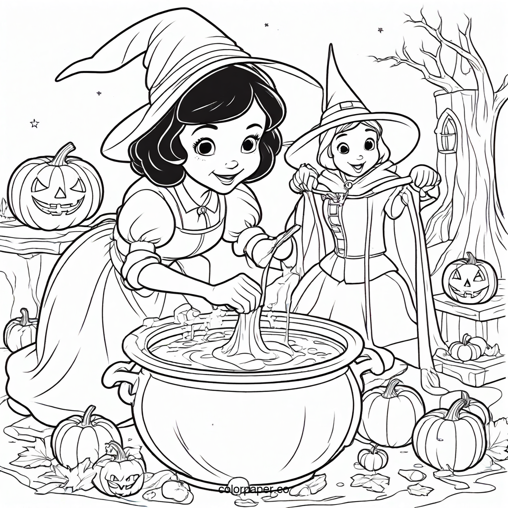 Enchanted Halloween Witch Tale