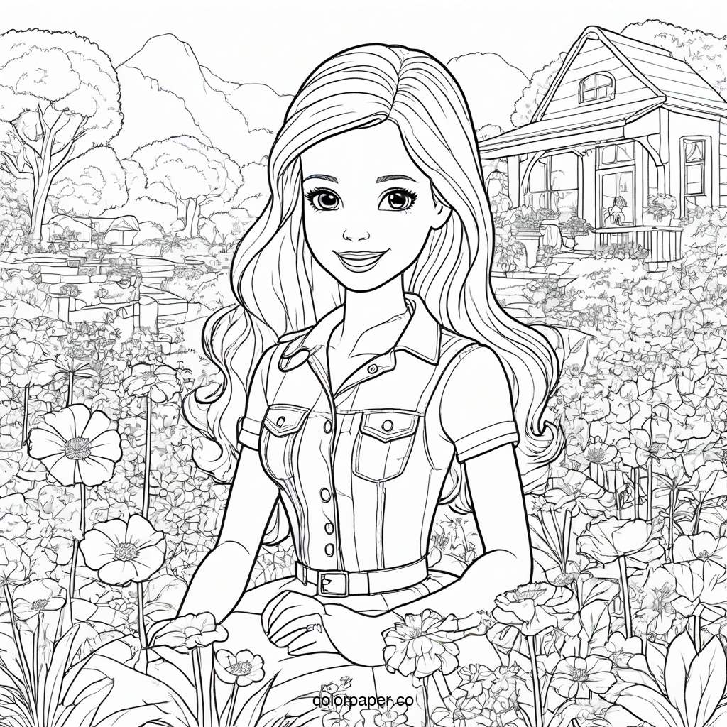 Floral Barbie Art Experience