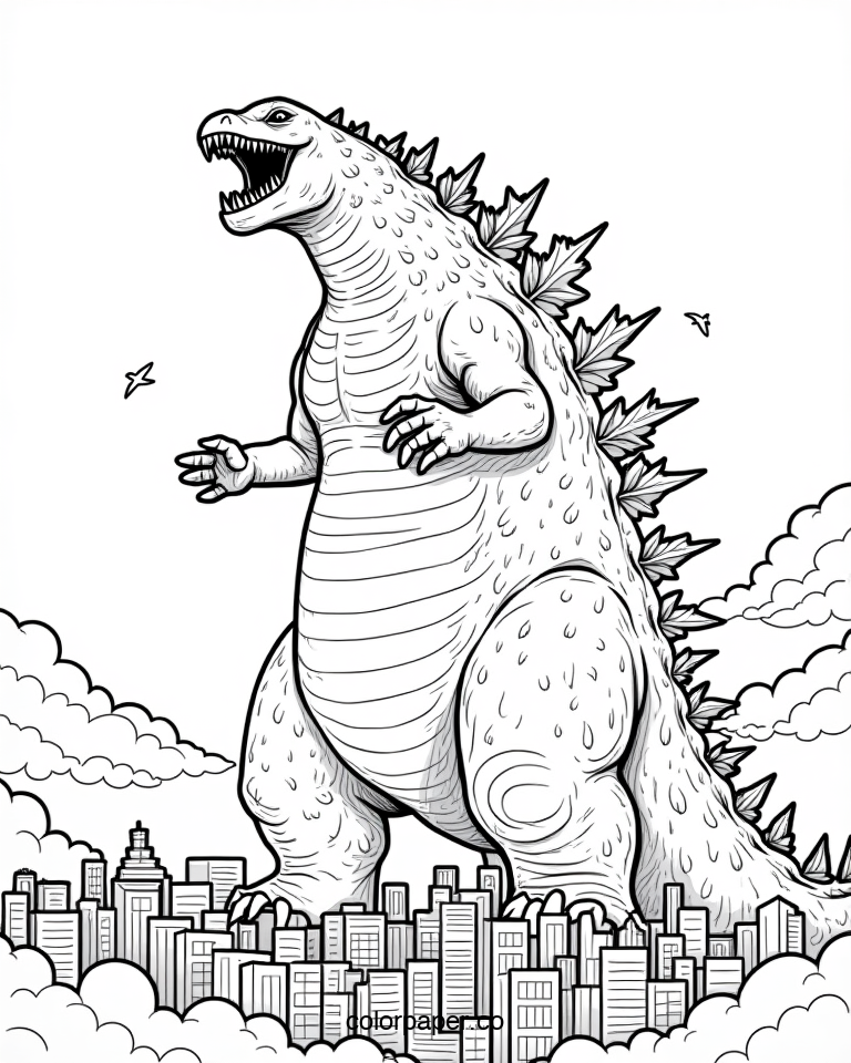 Godzilla in a Cityscape