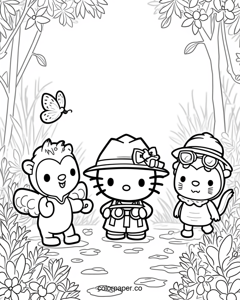 Sanrio Characters' Jungle Safari