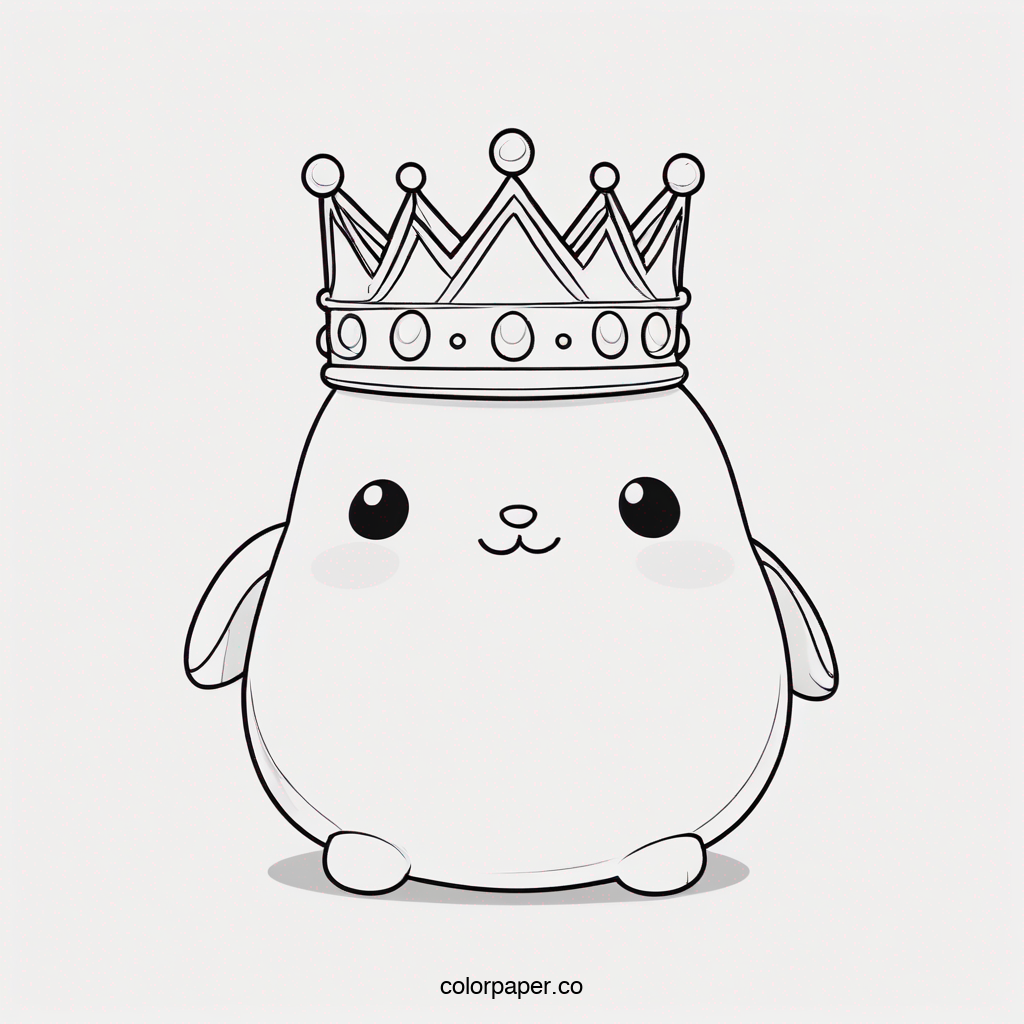 Squishmallow with a Crown