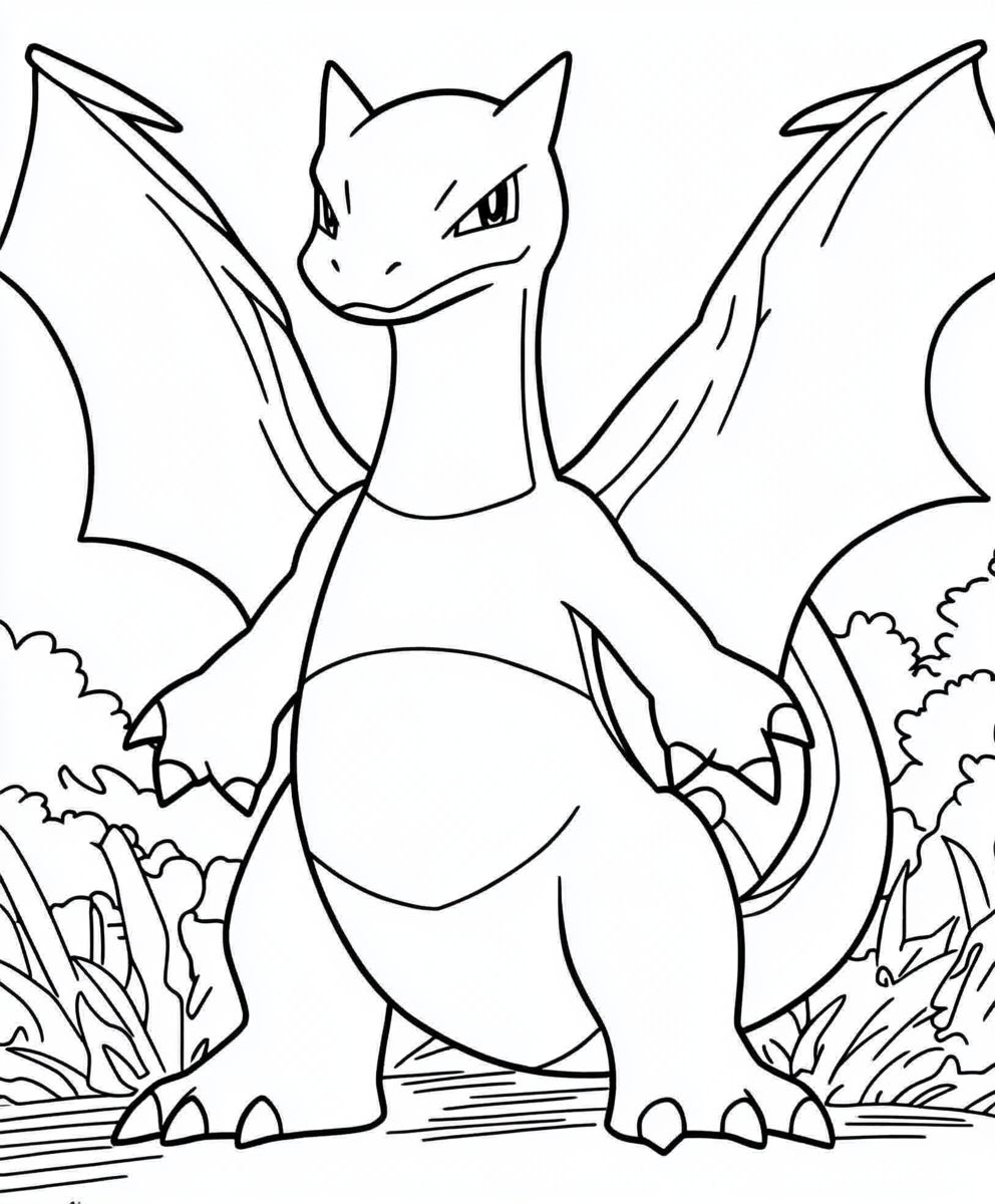 Charizard in a Strong Pose