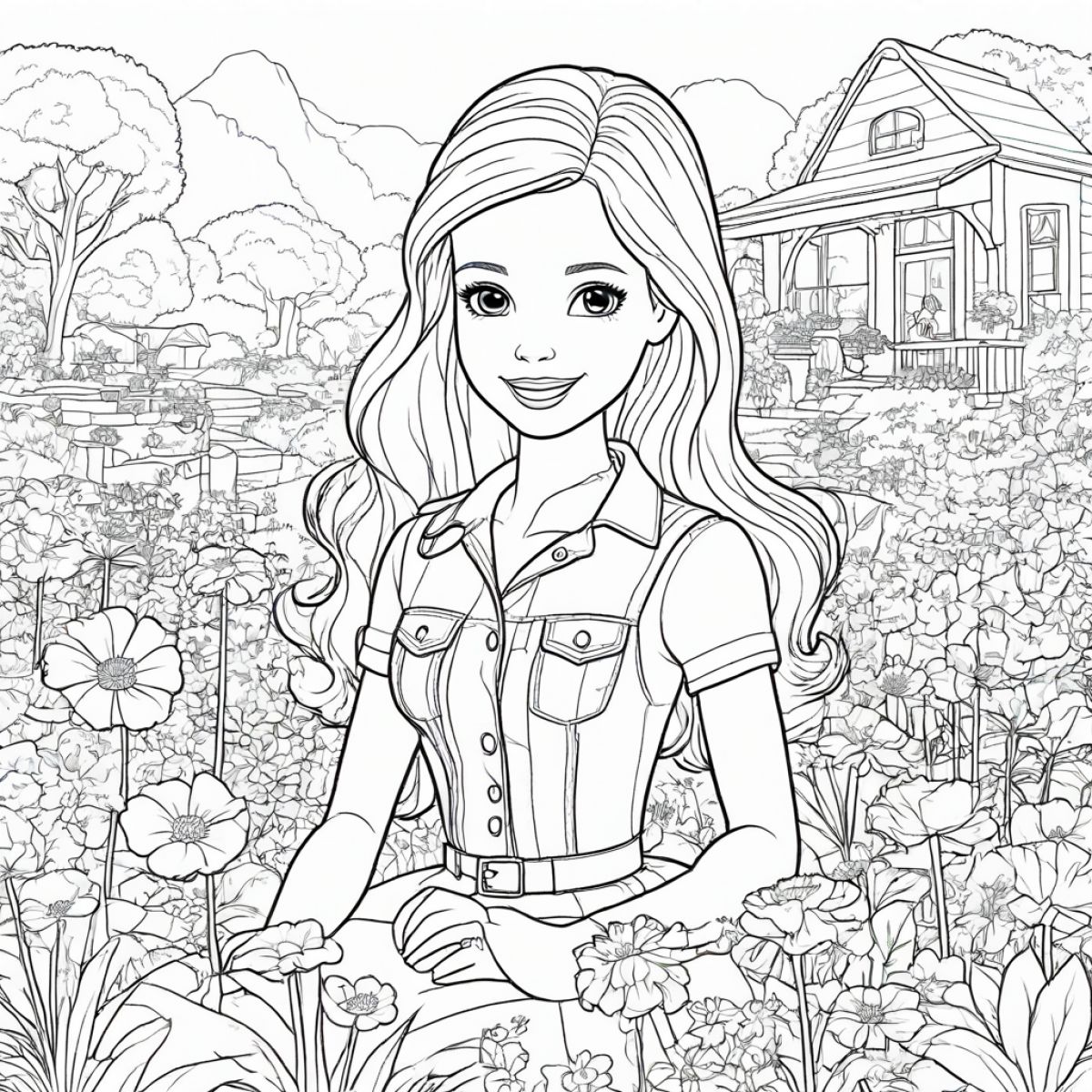 Floral Barbie Art Experience