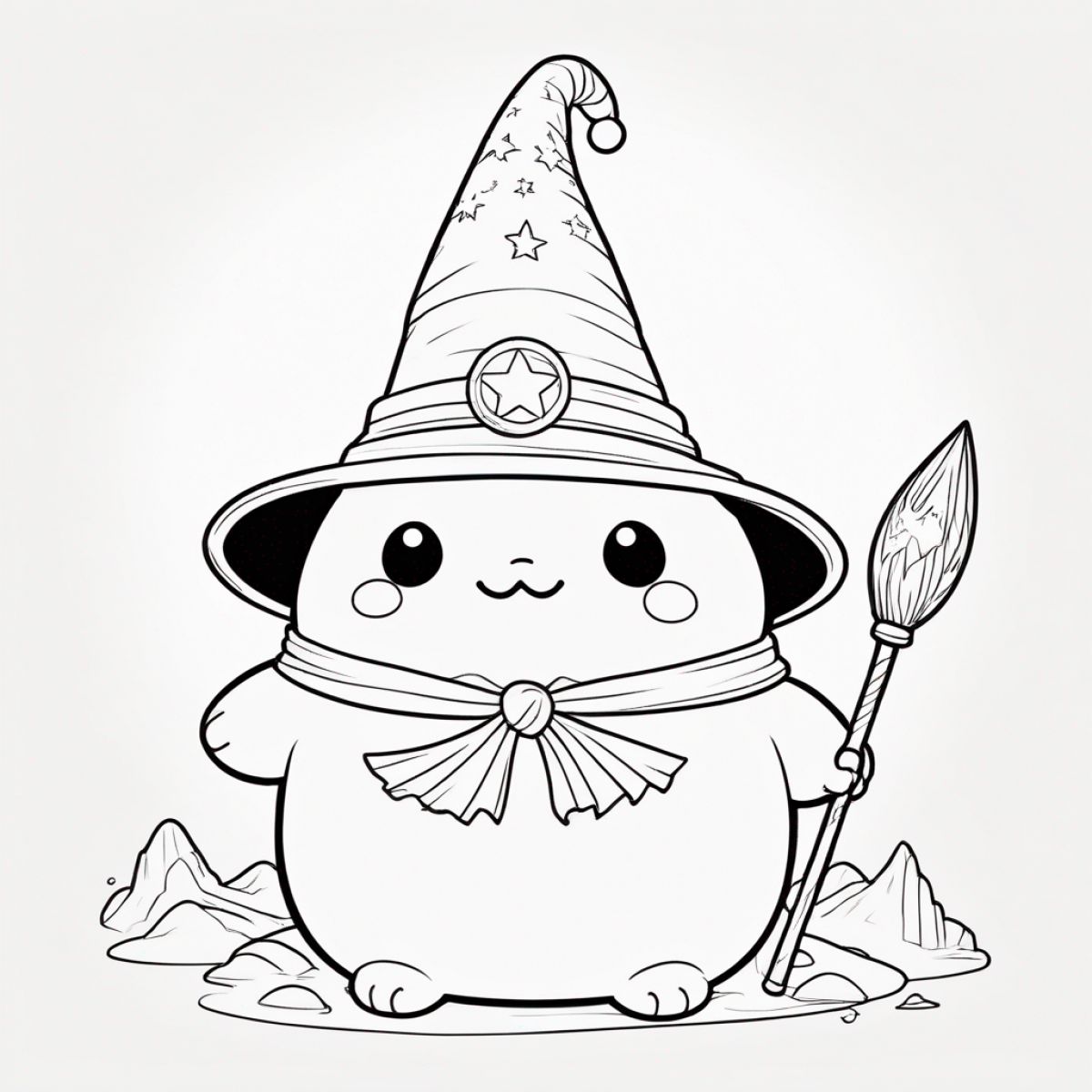 Squishmallow Dressed as a Wizard