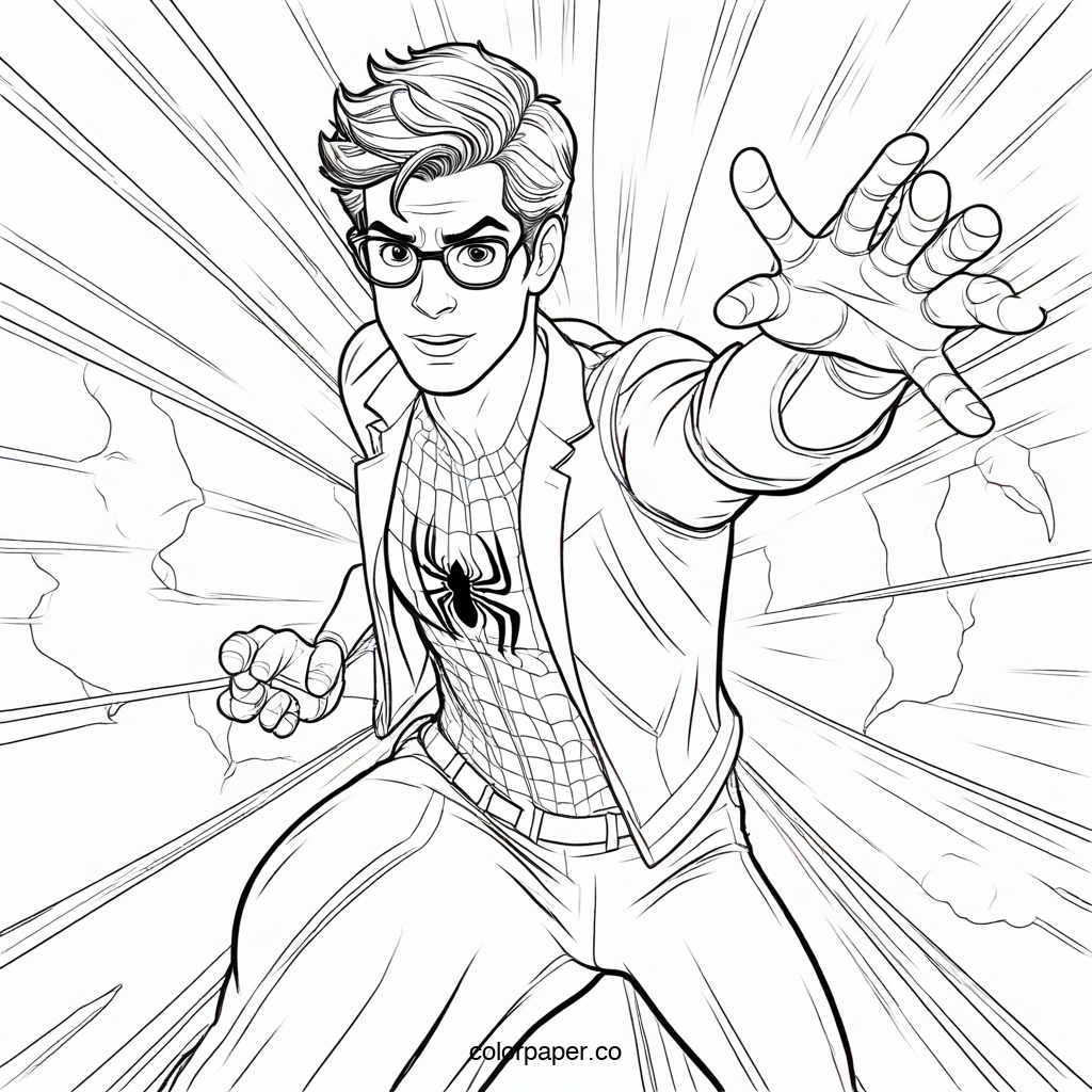 Web-Slinging Hero Peter Parker