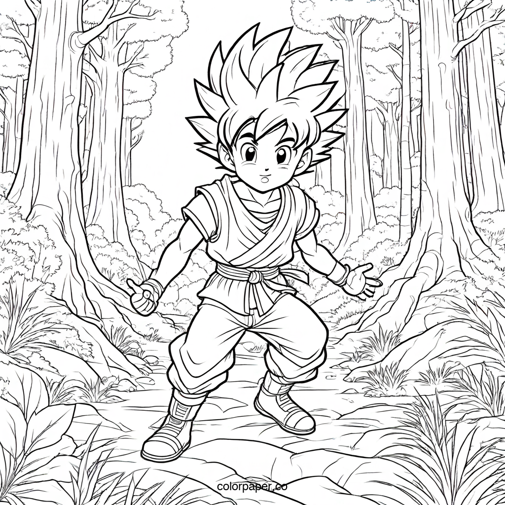 Young Goku's Epic Journey